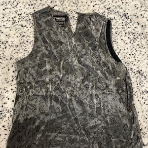 VINTAGE FLORAL SILK TANK